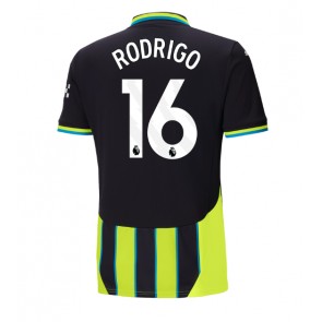 Manchester City Rodri Hernandez #16 Replika Udebanetrøje 2024-25 Kortærmet
